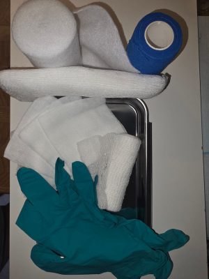 Set di medicazione 1 dopo il trattamento